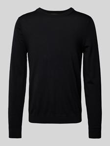 Selected Homme Gebreide pullover met ribboorden, model 'TRAY'