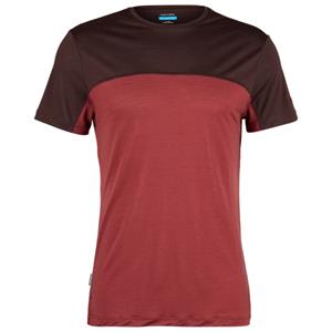 Icebreaker  Merino 125 Cool-Lite Sphere III S/S CB - Merinoshirt, rood