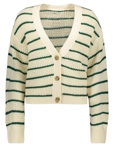 Jacqueline de Yong Ellen l/s v-neck stripe cardigan