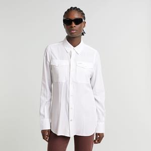 G-Star RAW Slim Pocket Blouse - Wit - Dames