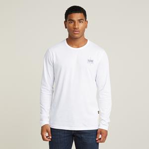 G-Star RAW Chest Logo T-Shirt - Wit - Heren