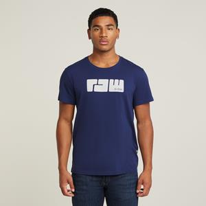 G-Star RAW RAW Puff T-Shirt - Midden blauw - Heren