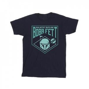 Star Wars jongens het boek van Boba Fett Galactic Helm borst T-shirt