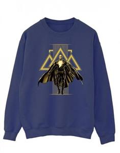 DC Comics Heren zwart Adam Rising katoenen sweatshirt met gouden symbolen