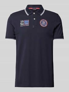 Christian Berg Men Regular fit poloshirt met labelbadges