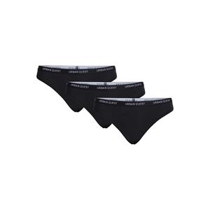 Urban Quest 3-Pack Bamboo g-string, zwart