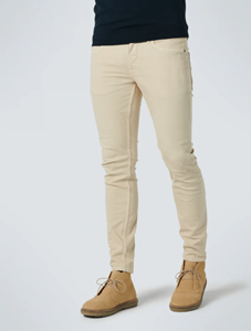 No Excess Jeans Denim Slim Fit 710 Stretch Coloured, Responsible Choice Cream  