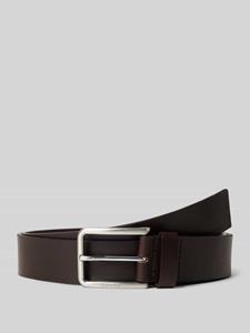 CK Calvin Klein Riem van buffelleer met doornsluiting