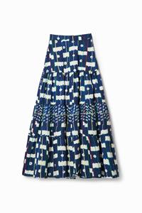 Desigual Lange rok Stella Jean - BLUE