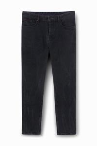 Desigual Donkere straight fit jeans - BLUE