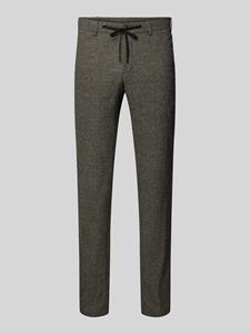 Digel Modern fit stoffen broek met tunnelkoord, model 'Saro'