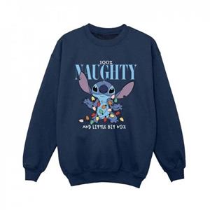 Disney Boys Lilo & Stitch Naughty & Nice Sweatshirt