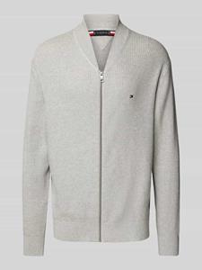 Tommy Hilfiger Regular fit gebreid jack met ritssluiting