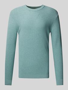 Tom Tailor Regular fit gebreide pullover met geribde ronde hals