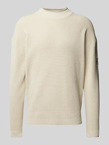 Calvin Klein Jeans Relaxed fit gebreide pullover met labelpatch