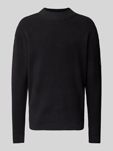 Calvin Klein Jeans Relaxed fit gebreide pullover met labelpatch