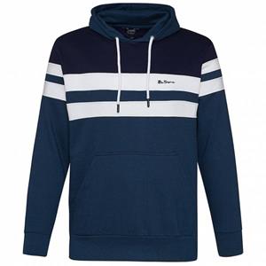 Ben Sherman Cut & Sew Panel Heren Hoody 0072229-PETROL