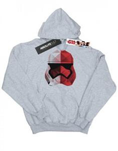 Star Wars Girls The Last Jedi Stormtrooper Rode kubistische helmhoodie