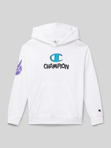 Champion Hoodie met labelprint