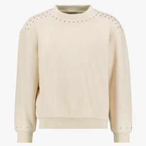 MyWay meisjes sweater met studs beige