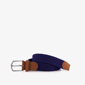 Scapino Gevlochten heren riem blauw cognac