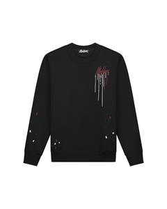 Malelions Male Sweaters Mm1-aw24-17 Oversized Painter Sweater