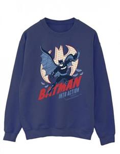 DC Comics Heren Batman Into Action katoenen sweatshirt