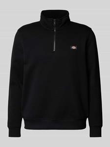 Dickies Sweatshirt met labelpatch, model 'OAKPORT QUARTER'