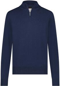 State of Art Half Zip Trui Estate Donkerblauw