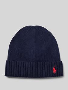 Polo Ralph Lauren Teens Beanie van wol met logostitching