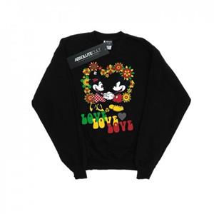 Disney jongens Mickey en Minnie Mouse Hippie Love Sweatshirt