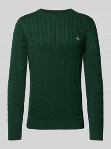 Gant Gebreide pullover met ronde hals