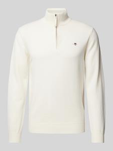 Gant Gebreide pullover met labelstitching, model 'SUPERFINE'