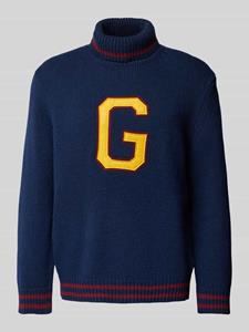 Gant Gebreide pullover met labelstatement