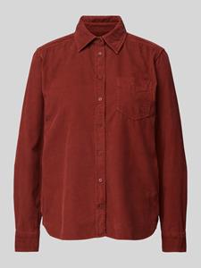 Gant Regular fit corduroy blouse met borstzak