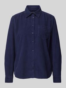 Gant Regular fit corduroy blouse met borstzak