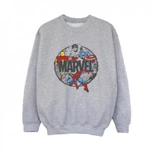 Marvel Boys Comics karakter cirkel sweatshirt