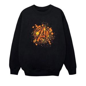 Marvel Boys Avengers Assembleer Halloween Spider-logo sweatshirt