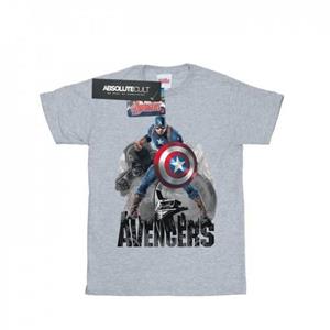 Marvel Girls Captain America Action Pose katoenen T-shirt