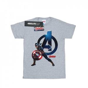 Marvel Girls Captain America Pose katoenen T-shirt