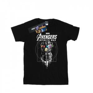 Marvel Girls Avengers Infinity War Gauntlet katoenen T-shirt