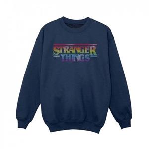 Pertemba FR - Apparel Netflix Boys Stranger Things Rainbow Dot-logosweater