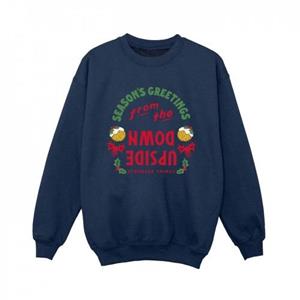 Pertemba FR - Apparel Netflix Boys Stranger Things Upside Down Seasons Greetings Sweatshirt