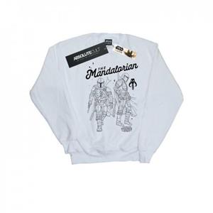 Star Wars Boys The Mandalorian Hunter Profiel Sweatshirt