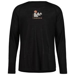 Maloja  TraunsteinM. - Merinoshirt, zwart