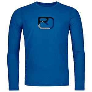 Ortovox  150 Cool Mountain Silhouette L/S - Merinoshirt, blauw