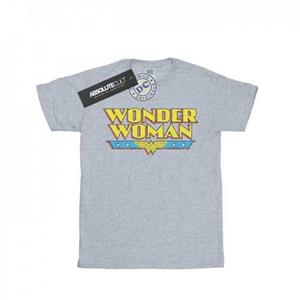 DC Comics Girls Wonder Woman katoenen T-shirt met crackle-logo