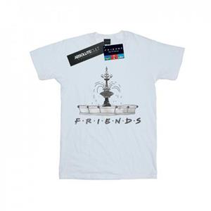 Friends Vrienden meisjes fontein schets katoenen T-shirt