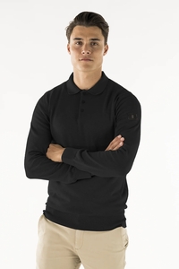 PRESLY & SUN Heren polo brad black