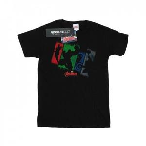 Marvel Girls Avengers Team punch-out katoenen T-shirt